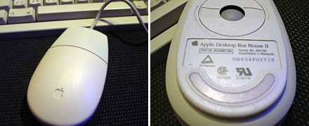 （Apple Desktop Bus Mouse II）