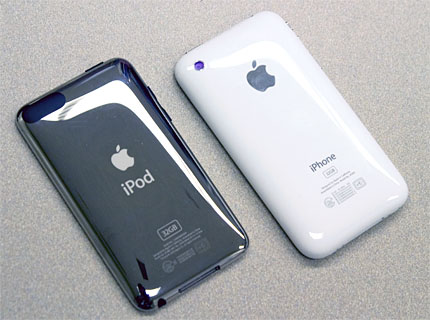 iPod touch 2GとiPhone 3GS