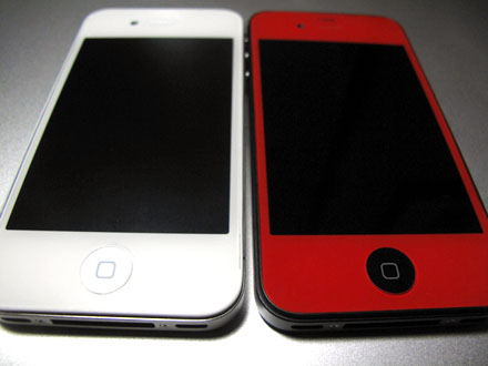 iPhone 4 RED w/White