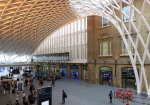 King's Cross St. Pancras駅構内